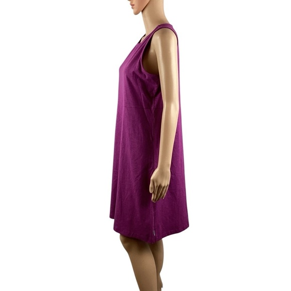 Eddie Bauer Sleeveless A-Line Tank Dress M Purple - Picture 4 of 7